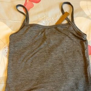 NWT SKIMS Sleep Cropped Cami, Heather Grey, Size M